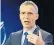  ??  ?? Nato secretary general Jens Stoltenber­g says cyber attacks will be dealt with like a military assault