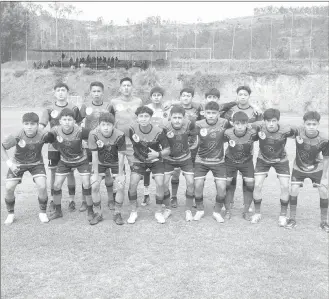  ?? Cortesía ?? Parte de los jugadores juveniles que estarán en las filas del Cuenca City FC.