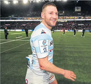  ??  ?? STANDOUT: Star Scotland player Finn Russell has been in sparkling form for Racing 92.