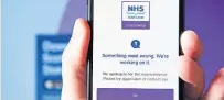  ?? ?? Problem This was a familiar sight for many trying to access the new NHS Scotland app to get their vaccine passport