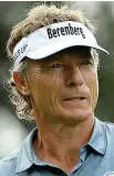  ??  ?? Joy: Bernhard Langer