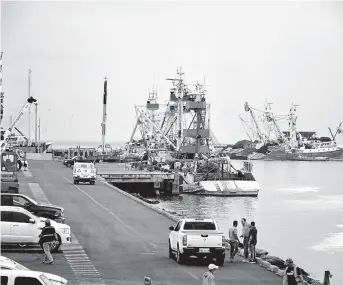  ?? ?? Empresario­s piden el arreglo total del muelle nacional de Manta.