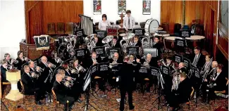  ??  ?? A number of musicians from the New Plymouth Brass Band have won national awards.