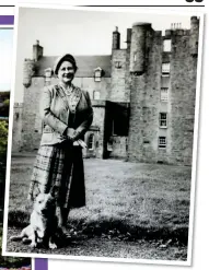 ??  ?? HOME, SWEET HOME: The Queen Mother bought the castle in 1952
