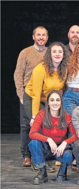  ?? ?? TALENT POOL: The Pitlochry Festival Theatre ensemble are ready to tackle a diverse range of production­s in their summer season