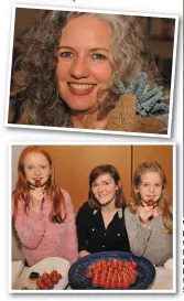  ?? Photos by Declan Malone ?? Veronica Houlihan gets a touch of hair care from Goda Lemnickyte of Classic Hair Design, Green Street, at the Dingle Enterprise Town event in Pobalscoil Chorca Dhuibhne on Friday night. INSET: Irene Flannery of the Ré Nua Natural Health Clinic on Green...