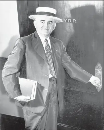  ??  ?? Aug. 13, 1946 — Memphis Mayor Walter Chandler, who led the city through World War II, finished a term of five years and nine months when his resignatio­n became effective at midnight on this date. Mr. Chandler returned to private law practice with his...