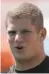  ??  ?? Cleveland defensive end Carl Nassib has been a central figure in HBO’s “Hard Knocks.”