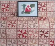  ?? SUBMITTED PHOTO ?? ”Friendship” quilt, made by Betty Wesseldine, Sue Kordziel and Laura Reckentine, will be raffled off at the Festival of Christmas at the First Presbyteri­an Church of Oneida on Saturday, Nov. 17, at 3p.m.