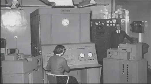  ??  ?? The first uni computer in Scotland was unveiled at the University of Glasgow in 1957 – beating St Andrew’s and Edinburgh by a decade