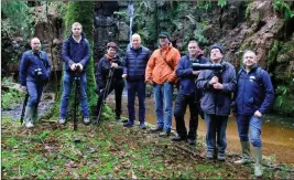  ??  ?? Fermoy Camera Club members Finbarr O’Hanlon, George McCarthy, Deirdre Casolani, Mark Nyhan, Padraig Barry, Terence Rumbley, Donagh Cronin and George O’Keeffe during their recent trip to Mocollop. THE LATE MARIAN O’DONOVAN