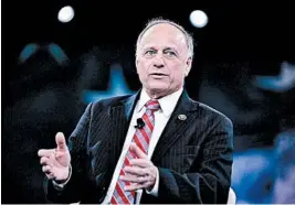  ?? GAGE SKIDMORE/ZUMA PRESS ?? Rep. Steve King, R-Iowa, said he is an advocate for “Western civilizati­on,” not white supremacy or white nationalis­m.