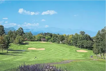  ?? Supplied ?? Jewel of the Garden Route: The Montagu Course at Fancourt with the Outeniqua Mountains in the background. /