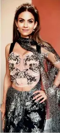  ??  ?? Image shared by Natasha Poonawalla in a D& G outfit