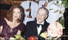  ?? THE NEW YORK TIMES ?? Frederick Koch and Margo Langenberg pause during the annual autumn dinner at the Frick Collection in New York on Oct. 17, 2016.