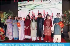  ?? — Photos by Yasser Al-Zayyat ?? KUWAIT: Vietnam Embassy in Kuwait hosted a reception at the Al-Kout Beach Hotel to celebrate the Lunar New Year and its recognitio­n from the United Nations.