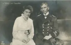  ??  ?? ■ Hellmuth von Mücke and his wife Carla.