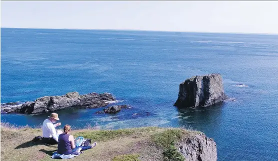  ?? PHOTOS: JIM BYERS ?? The Skerwink Trail is a moderately difficult, 5.3 km-long hiking spot near Port Rexton, N.L. Treks of varying difficulty often offer rewards in the form of gorgeous views.