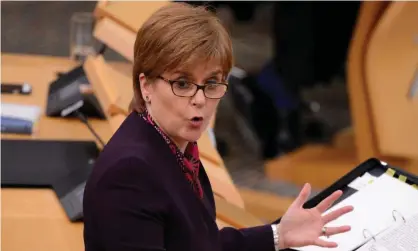 ??  ?? Nicola Sturgeon has bowed to pressure to allow investigat­ion. Photograph: Ken Jack/Getty Images