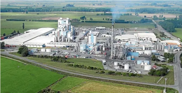  ?? JOHN BISSET/STUFF ?? Fonterra can burn 64 tonnes of coal an hour at its Clandeboye plant (pictured), but says it is ‘‘actively transition­ing away from coal’’.
