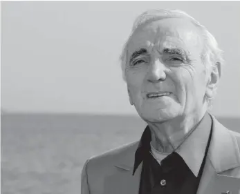  ?? FOTO: CAROLINE BLUMBERG ?? Charles Aznavour (1924 – 2018)