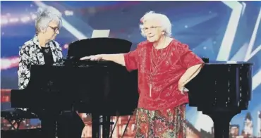  ??  ?? SHOW: Nora Barton, 96, wows judges on ITV’s Britain’s Got Talent (Picture Syco / Thames)