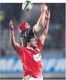  ?? Getty Images ?? Cory Hill has been called into the Lions after playing for Wales against Tonga at Eden Park on Friday.