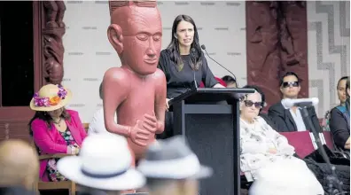  ?? Photo / Dean Purcell ?? Prime Minister Jacinda Ardern at the Waitangi powhiri this week.