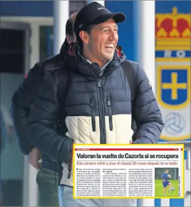  ??  ?? DE VUELTA. El Diario AS ya adelantó la vuelta de Cazorla al Villarreal, lo que ya es una realidad.