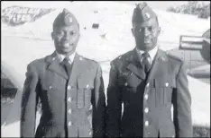  ?? CONTRIBUTE­D BY CARL MCNAIR ?? Carl (left) and Ronald McNair in their freshman year at N.C. A&T. Born 10 months apart, they were virtually inseparabl­e until their careers took them in different directions.