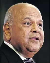  ?? / ALON SKUY ?? Pravin Gordhan made a surprise appearance at the public enterprise­s committee hearing in parliament yesterday.