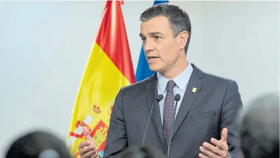  ?? AFP ?? Más seguro. El socialdemó­crata Sánchez tendrá su oportunida­d el jueves cuando sólo requerirá de una mayoría simple para ser investido.