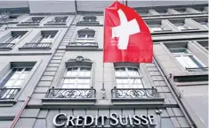  ??  ?? Credit Suisse busca introducir en México la tradición de banca privada suiza.