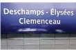  ?? FOTO: REUTERS ?? Die Station „Champs-Elysees“wurde zeitweise umbenannt.