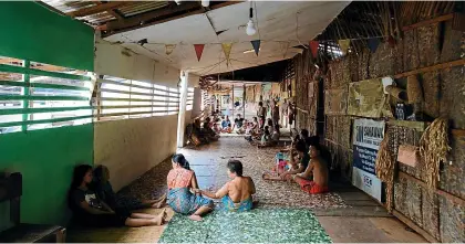  ?? SUPPLIED ?? Thirty-eight Iban families live inside this longhouse in Borneo’s Sarawak region.