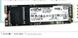  ??  ?? Upgrading to an M. 2 drive is ideal, but SATA SSDs are still good.