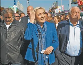  ?? AFP ?? LE PEN. ¿Puede ganar? Dicen que no, pero tampoco Trump iba a ganar.