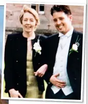  ??  ?? VILIFIED: Christine Keeler, left, in 1964. Above: With son Seymour at his wedding in 2002