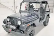  ?? WIKIMEDIA COMMONS ?? Fiat Chrysler claimed that the Mahindra Roxor infringes key characteri­stics of Jeep’s signature trade dress