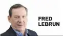  ??  ?? Fred Lebrun