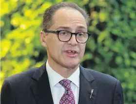  ?? CP ?? Alberta Finance Minister Joe Ceci: “Equalizati­on does not work for Alberta.”