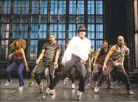  ?? Matthew Murphy Associated Press ?? “MJ,” a dance-heavy show about Michael Jackson: 10 nods, including best musical.