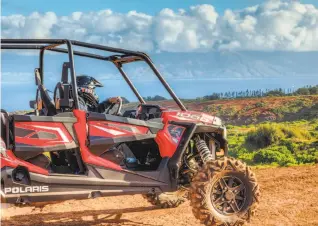  ?? Rick Collins / Four Seasons Resort Lanai ?? The new Four Seasons Resort Lanai offers guided or self-guided off-road tours on utility terrain vehicles, open to “day guests” as well as guests staying at the hotel.