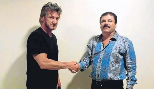  ?? ROLLING STONE ?? Sean Penn entrevistó al Chapo Guzmán cuando estaba prófugo para Rolling Stone