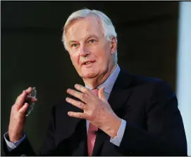  ??  ?? Chief Brexit negotiator Michel Barnier has vowed there will be no hard Border