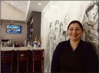  ?? Russ Olivo photo ?? Sophia Potsidis Islam, chef/owner of Neos Greek Restaurant, which opened a few days ago at 480 Cass Ave.