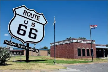  ??  ?? The National Route 66 Museum is based in Oklahoma.