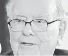  ?? NATI HARNIK/AP ?? Billionair­e Warren Buffett says the practice forces CEOs to make poor decisions.