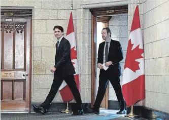  ?? JUSTIN TANG THE CANADIAN PRESS ?? “My reputation is my responsibi­lity and that is for me to defend. It is in the best interests of the office and its important work for me to step away,” said Prime Minister Justin Trudeau’s principal secretary Gerald Butts.