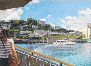  ?? VISIONARY: An artist's impression of the Townsville priority developmen­t area. ??